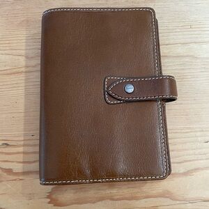 Filofax Malden in Ochre Personal Size